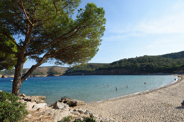 Beach of Montgo, Costa Brava, Girona province, Spain