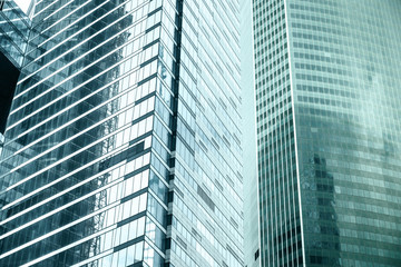 Contemporary office buildings