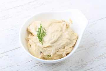 Arabic traditional cuisine - hummus