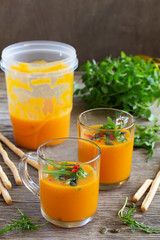 Pumpkin soup,