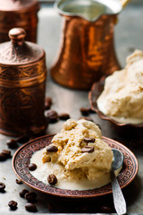 homemade coffee ice cream