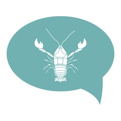 lobster icon vector