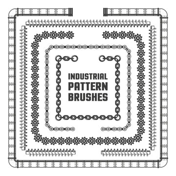 Industrial pattern brushes