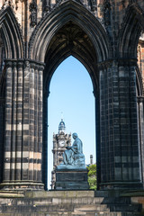 Walter Scott's monument. Edinburgh. Scotland. UK