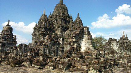 Sewu Temple in Yogyakarta City , Indonesia