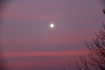 moon and sky