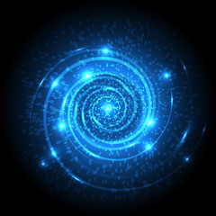 vector background abstract technology communication spiral