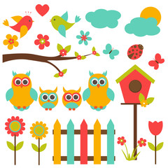 Vector set on the theme of family.