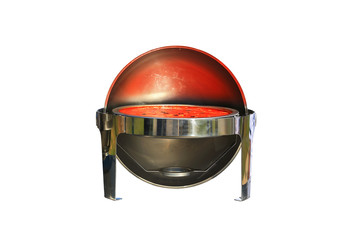 Fototapeta premium Army tank of field kitchen set