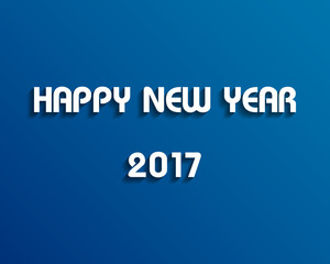 Happy new 2017 year. Greetings card. Colorful design. Vector ill