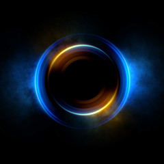 Abstract ring background with luminous swirling backdrop. Glowing spiral. The energy flow tunnel.
Shine round frame with light circles light effect. Glowing cover. Space for your message.