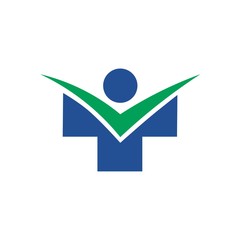 Cross medic logo design