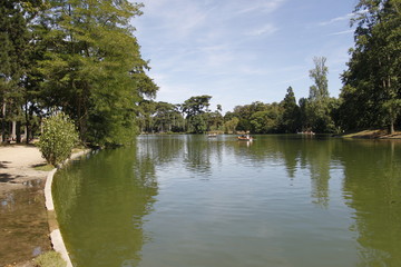 Lac inférieur du Bois de Boulogne à Paris