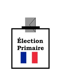 Urne de vote, élection primaire française