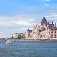 Fototapeta premium Budapest parliament view