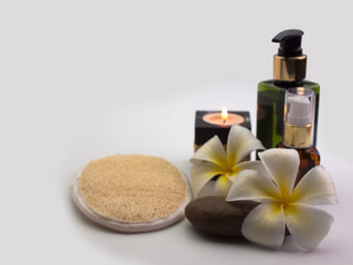 Beautiful composition of spa treatment