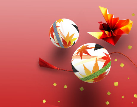 和柄 折り鶴 年賀イラスト 酉年 Stock イラスト Adobe Stock