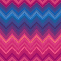 Ethnic zigzag pattern in retro colors, aztec style seamless vect