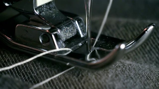 Sewing Machine Needle Super Slow Motion