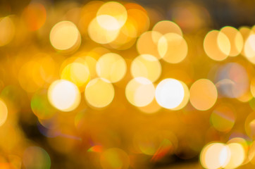 defocused bokeh lights