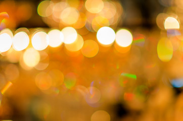 defocused bokeh lights