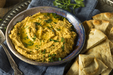Homemade Greek Pumpkin Hummus
