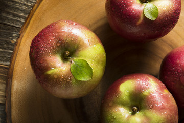 Raw Organic Red Mcintosh Apples