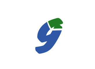 Abstract icon based on the letter g
