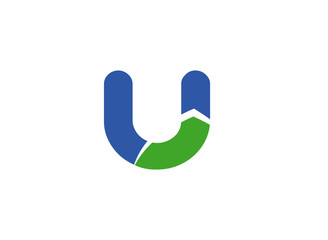 Letter U logo
