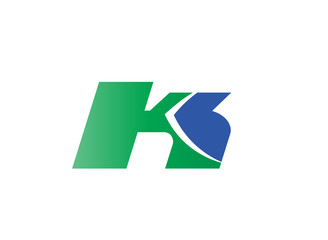 Letter K logo icon design template elements. Vector color sign
