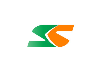 Letter S logo icon design template elements. Vector color sign
