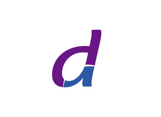 Letter D logo. Creative concept icon
