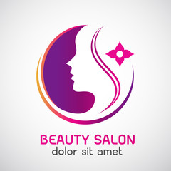 Beauty and salon Vector Logo template