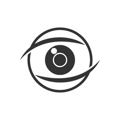 Eye logo design for vision company