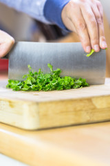 Parsley shreding