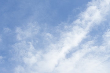 Fototapeta premium Blue sky and Cloud ,The vast blue sky and soft-focus Cloud white