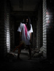 Fototapeta premium Zombie girl
