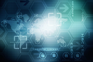 Background conceptual image of digital 3d icons