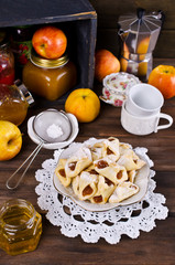 Homemade cookies  with jam