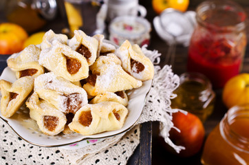 Homemade cookies  with jam