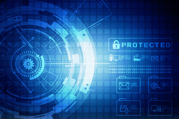 Background conceptual image of digital 3d icons