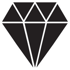 diamond icon, diamond icon on white background