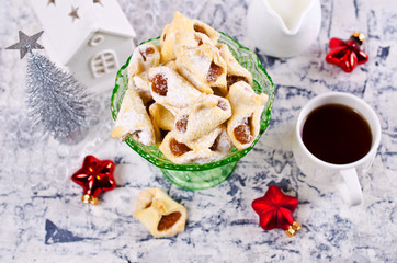 Homemade cookies  with jam
