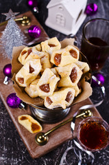 Homemade cookies  with jam