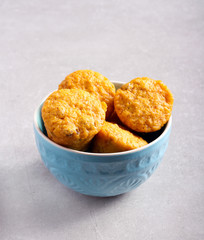 Pumpkin muffins with nuts