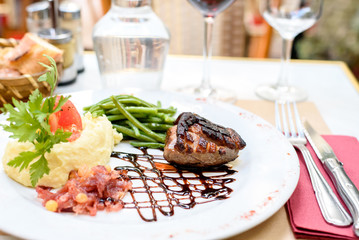 Grill duck breast