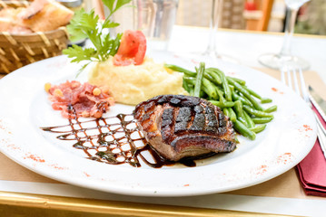 Grill duck breast
