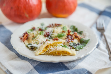 Kürbis Ravioli 