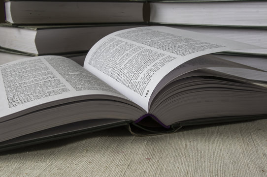 książka - czas na relaks,  Composition with hardcover books