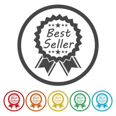 Best seller. Set, collection, group of simple, isolated